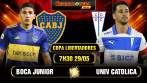 Soi Kèo Boca Junior Vs Univ Catolica 7h30 29/05 Copa Libertadores