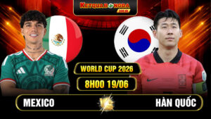 Soi Kèo Mexico Vs Hàn Quốc 8h00 19/06 - World Cup 2026